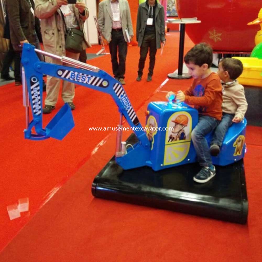 Fairground Coin Kiddie Excavator for Amusement Operator