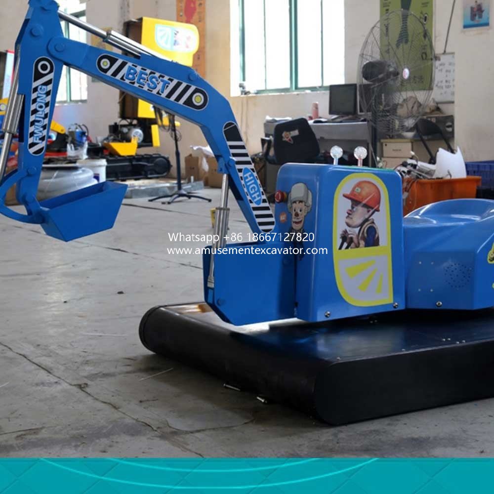 Farm Park Simulation Kids Construction Excavator Ride