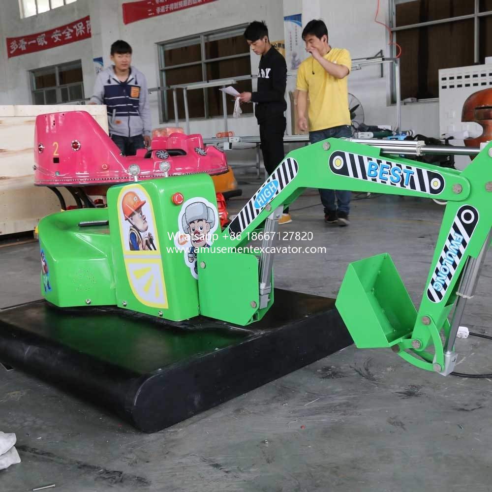 Plug-in Electric Kiddie Excavator Amusement Rides